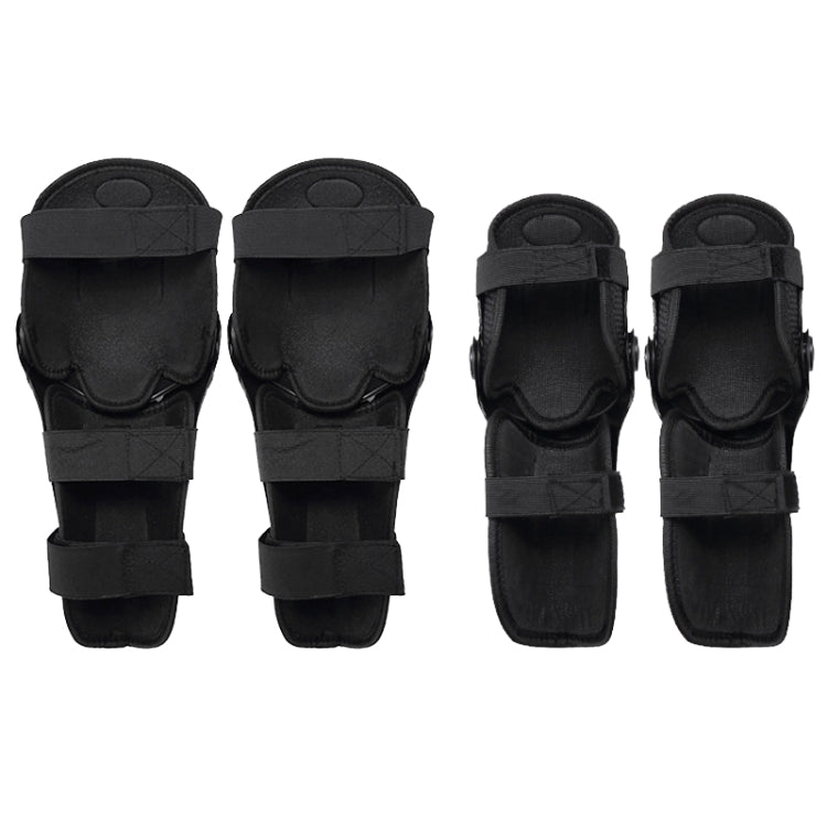 4 PCS / Set BSDDP BSD1003 Motorcycle Knee And Elbow Pads Anti-Fall Riding Protective Gear(Black) - Protective Gear by PMC Jewellery | Online Shopping South Africa | PMC Jewellery | Buy Now Pay Later Mobicred