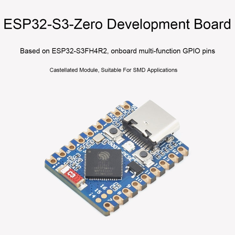 Waveshare ESP32-S3 Mini Development Board, Based On ESP32-S3FH4R2 Dual-Core Processor with Header - Boards & Shields by Waveshare | Online Shopping South Africa | PMC TechLife | Buy Now Pay Later Mobicred