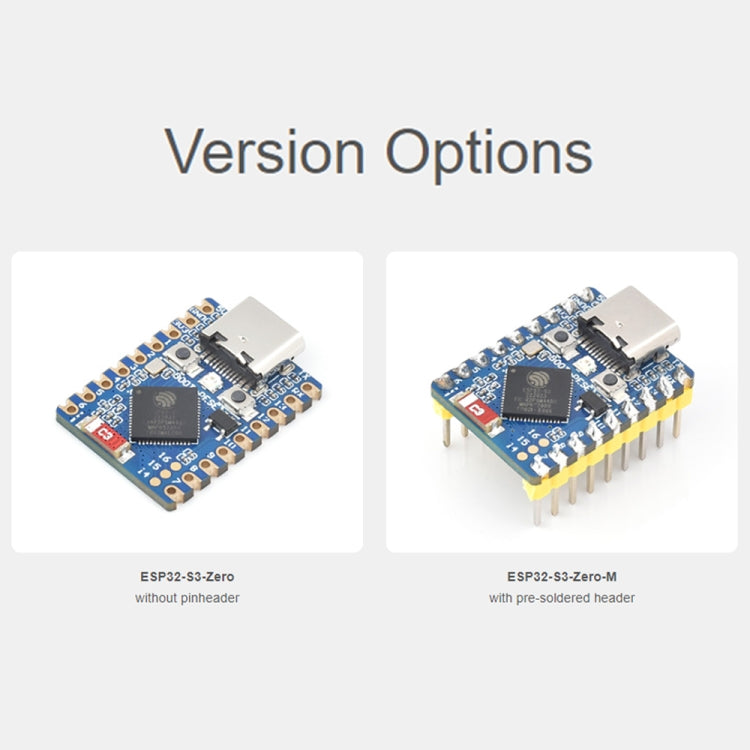 Waveshare ESP32-S3 Mini Development Board, Based On ESP32-S3FH4R2 Dual-Core Processor with Header - Boards & Shields by Waveshare | Online Shopping South Africa | PMC TechLife | Buy Now Pay Later Mobicred