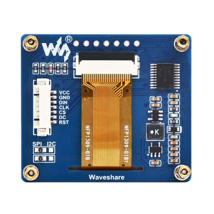 Waveshare 1.54 Inch OLED Display Module, 128��64 Resolution, SPI / I2C Communication(Blue) - free shipping - PMC TechLife - Order now!