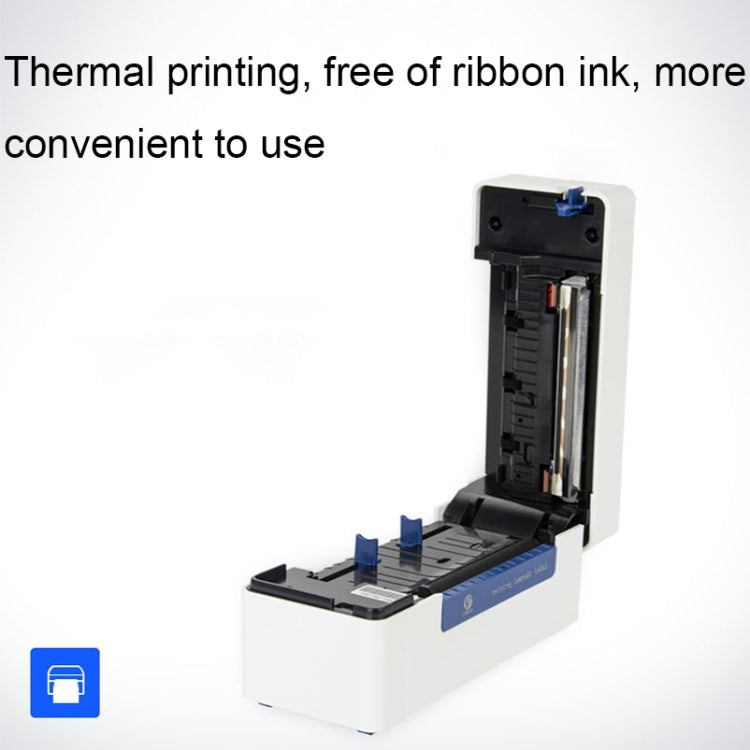 QIRUI 104mm Express Order Printer Thermal Self-adhesive Label Printer, Style:QR-488(EU Plug) - Printer by PMC TechLife | Online Shopping South Africa | PMC TechLife | Buy Now Pay Later Mobicred