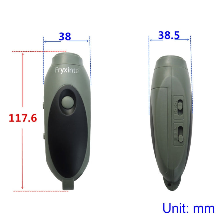 Fryxinte XT-7DS3 Adjustable High Decibel Sports Referee Electronic Whistle Emergency Rescue Training Whistle(Yellow) - Sporting goods by Fryxinte | Online Shopping South Africa | PMC Jewellery | Buy Now Pay Later Mobicred