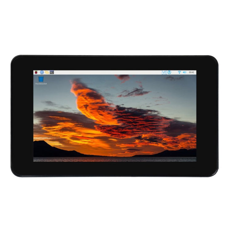 Waveshare 7 inch 800×480 IPS Capacitive Touch Display, DSI Interface, 5-Point Touch with Case - LCD & LED Display Module by Waveshare | Online Shopping South Africa | PMC Jewellery | Buy Now Pay Later Mobicred