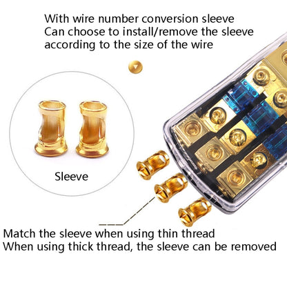 Car Audio Modification Fuse Holder Fuse Liner Fuse Splitter, Specification: 1 In 3 Out - Fuse by PMC Jewellery | Online Shopping South Africa | PMC Jewellery | Buy Now Pay Later Mobicred