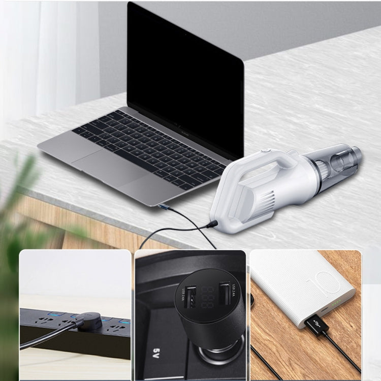 Basic 2 Section 7.4V Car Home High Suction Handheld Mute Wireless Vacuum Cleaner - free shipping - PMC TechLife - Order now!