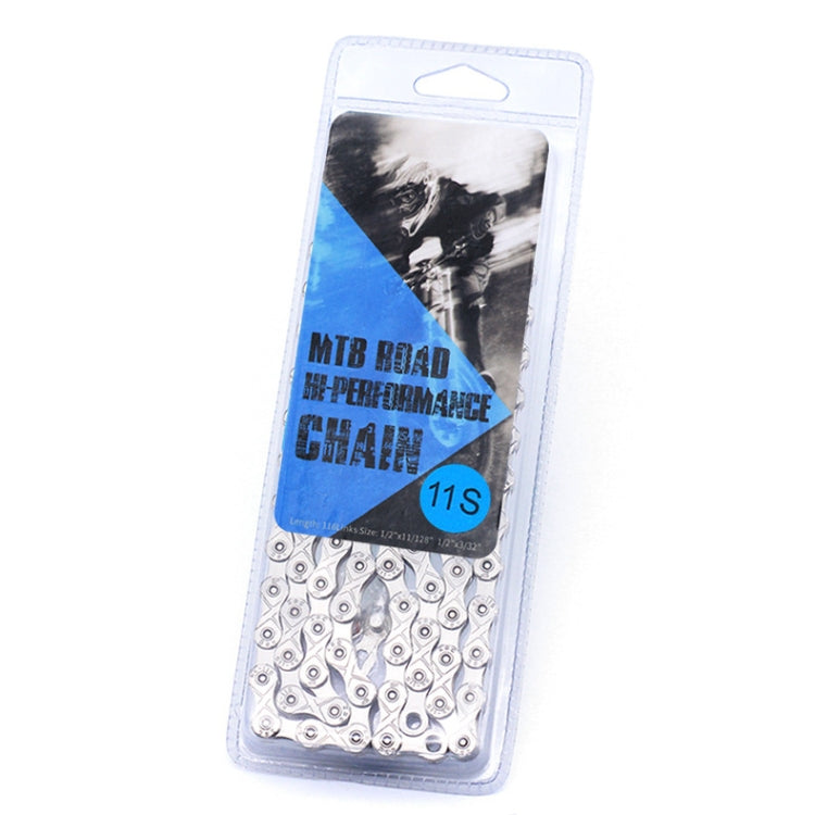 Mountain Road Bike Chain Electroplating Chain, Specification: 11 Speed - Bicycle Chains & Rounds by PMc TechLife | Online Shopping South Africa | PMc TechLife | Buy Now Pay Later Mobicred