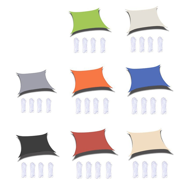 Outdoor Garden Sunshade Sail Waterproof Anti-UV Canopy, Size: 2m x 3m(Beige) - Tents & Accessories by PMC TechLife | Online Shopping South Africa | PMC TechLife