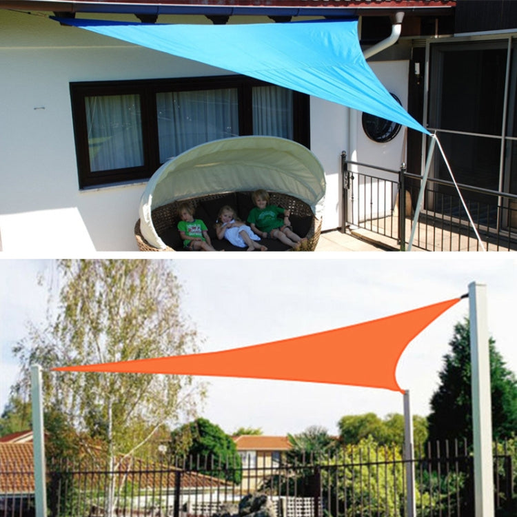 Triangle Outdoor Garden Sunshade Sail Waterproof Anti-UV Canopy, Size: 2.4m x 2.4m x 2.4m(Red) - Tents & Accessories by PMC Jewellery | Online Shopping South Africa | PMC Jewellery