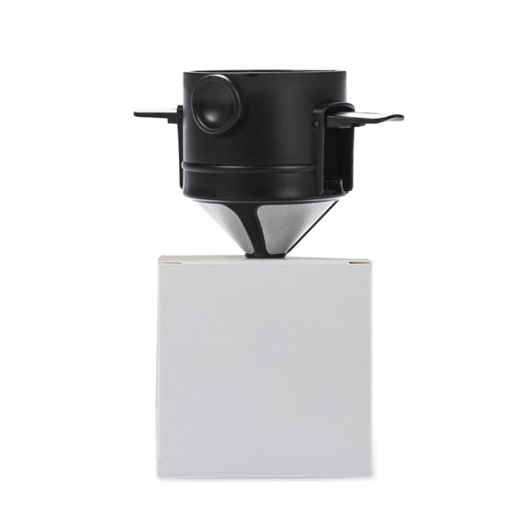 Coffee Filter Travel Convenient Foldable Double Filter(Black) - Coffee Tools by PMC TechLife | Online Shopping South Africa | PMC TechLife | Buy Now Pay Later Mobicred
