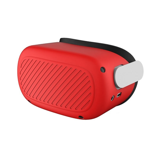 VR Glasses Silicone Waterproof Dust-Proof And Fall-Proof Protective Shell For Meta Quest(Red) - VR Accessories by PMC Jewellery | Online Shopping South Africa | PMC Jewellery | Buy Now Pay Later Mobicred