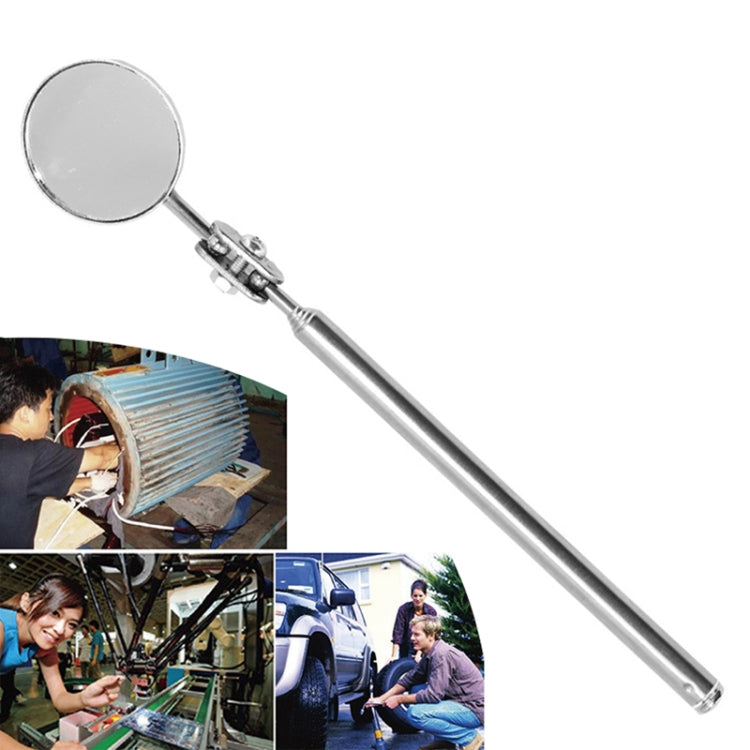 Car Repair Detection Mirror Universal Folding Telescopic Mirror Welding Chassis Inspection Mirror, Model: Silver 30mm - Inspection Tools by PMC Jewellery | Online Shopping South Africa | PMC Jewellery | Buy Now Pay Later Mobicred