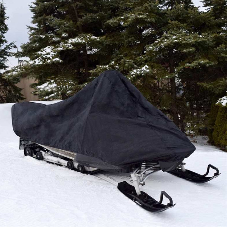 Outdoor Snowmobile Waterproof And Dustproof Cover UV Protection Winter Motorcycle Cover, Size: 368x130x121cm(Black) - Raincoat by PMC Jewellery | Online Shopping South Africa | PMC Jewellery | Buy Now Pay Later Mobicred