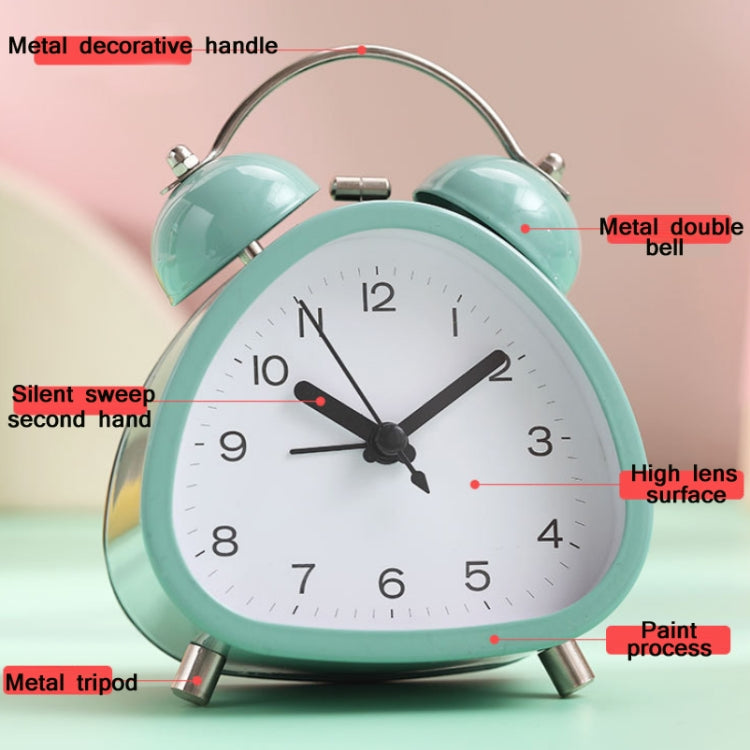 Student Metal Retro Digital Alarm Clock With Light(Black) - Alarm Clocks by PMc TechLife | Online Shopping South Africa | PMc TechLife | Buy Now Pay Later Mobicred