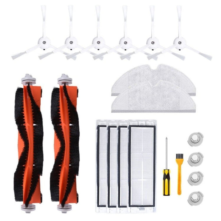 20 PCS/Set Hypa+Water Tank Filter+Side Brush+Main Brush+Mop+Small Brush For Mijia/Rock Sweeper - Other Accessories by PMC Jewellery | Online Shopping South Africa | PMC Jewellery | Buy Now Pay Later Mobicred