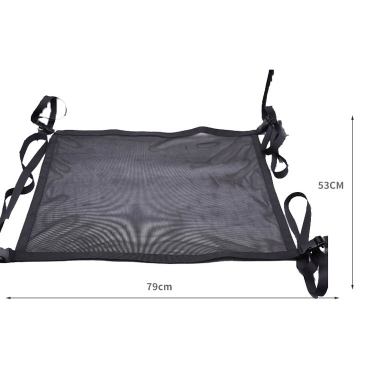 Car Storage Network Pocket Car Roof Seating Room Mesh Folding Hanging Bag, Style: Single Layer(Red) - Stowing Tidying by PMC TechLife | Online Shopping South Africa | PMC TechLife | Buy Now Pay Later Mobicred