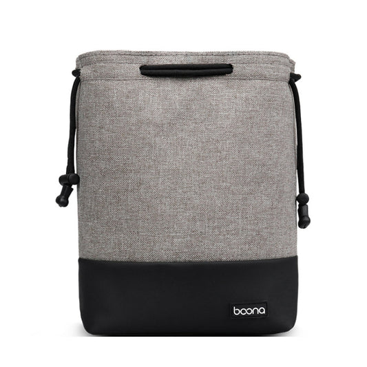 Baona Waterproof Micro SLR Camera Bag Protective Cover Drawstring Pouch Bag, Color: Large Gray - Soft Bag by Baona | Online Shopping South Africa | PMC Jewellery | Buy Now Pay Later Mobicred