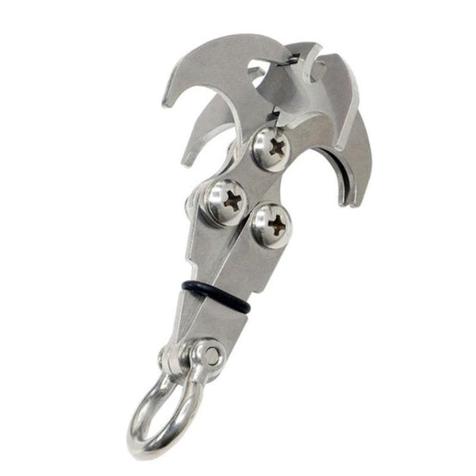 T-type Outdoor Rock Climbing Multi-function Stainless Steel Gravity Grapple, Size: 8.5 x 4.5cm - Mountaineering Outfit by PMC Jewellery | Online Shopping South Africa | PMC Jewellery | Buy Now Pay Later Mobicred