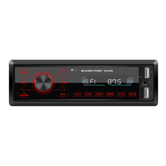 A2818 Car Bluetooth Speakerphone Car MP3 Player Function Touch Double U Disk Colorful Lights Radio, Specification: Standard+32G Memory Card - Car MP3 & MP4 & MP5 by PMC Jewellery | Online Shopping South Africa | PMC Jewellery | Buy Now Pay Later Mobicred