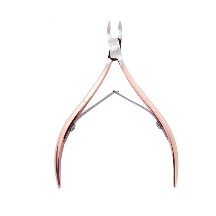 Stainless Steel Rose Gold Double-Headed Steel Push Dead Skin Scissors Nail Set,Style: D501 - Nail Art Equipment by PMC Jewellery | Online Shopping South Africa | PMC Jewellery | Buy Now Pay Later Mobicred