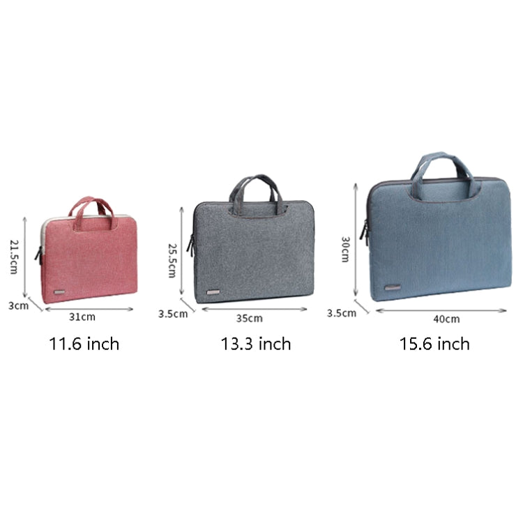 LiSEN LS-116 Simple Laptop Bag Business Laptop Liner Bag, Size: 11.6 inch(Snowflake Nylon Gray) - Other by LiSEN | Online Shopping South Africa | PMC Jewellery | Buy Now Pay Later Mobicred