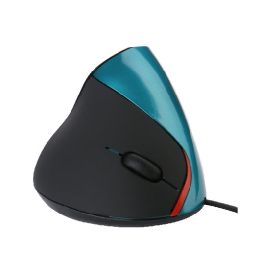 JSY-12 5 Keys USB Wired Vertical Mouse Ergonomic Wrist Brace Optical Mouse(Blue) - Wired Mice by PMC Jewellery | Online Shopping South Africa | PMC Jewellery | Buy Now Pay Later Mobicred