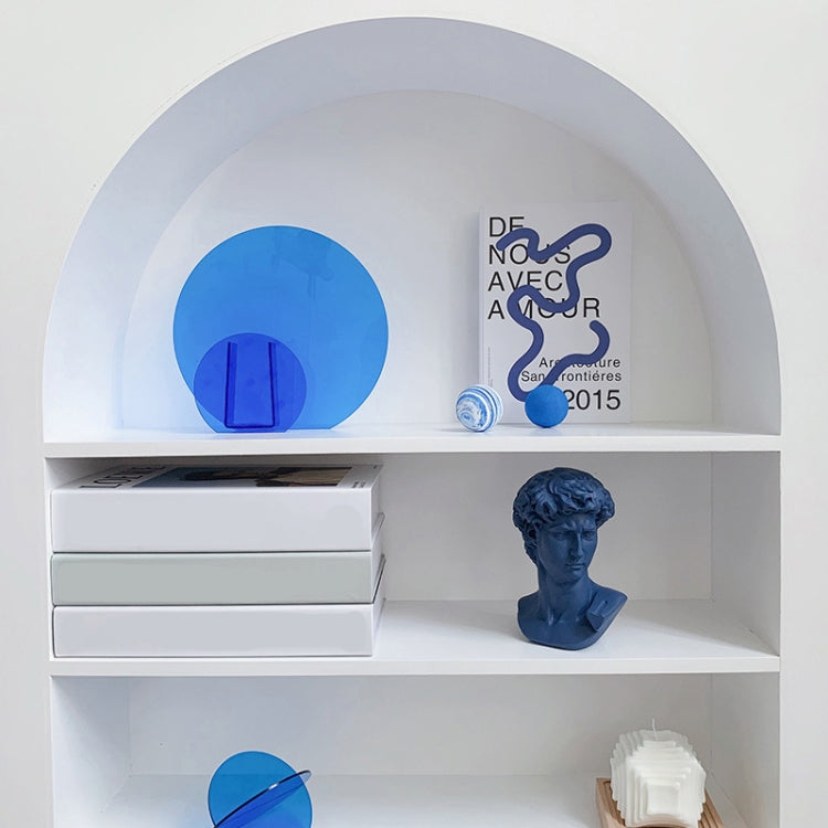 Translucent Acrylic Clock Studio Background Ornament Photo Props - Acrylic Props by PMC TechLife | Online Shopping South Africa | PMC TechLife | Buy Now Pay Later Mobicred