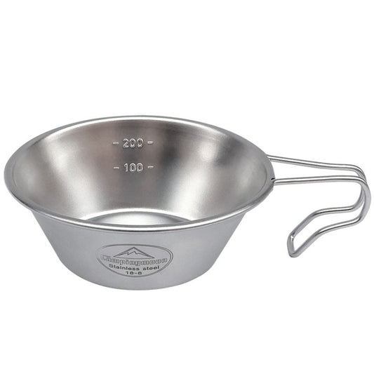 Campingmoon S220 Outdoor Portable Thickened Stainless Steel Bowl Camping Multi-Purpose Cutlery(Metallic) - Cookwares & Tablewares by PMC Jewellery | Online Shopping South Africa | PMC Jewellery | Buy Now Pay Later Mobicred