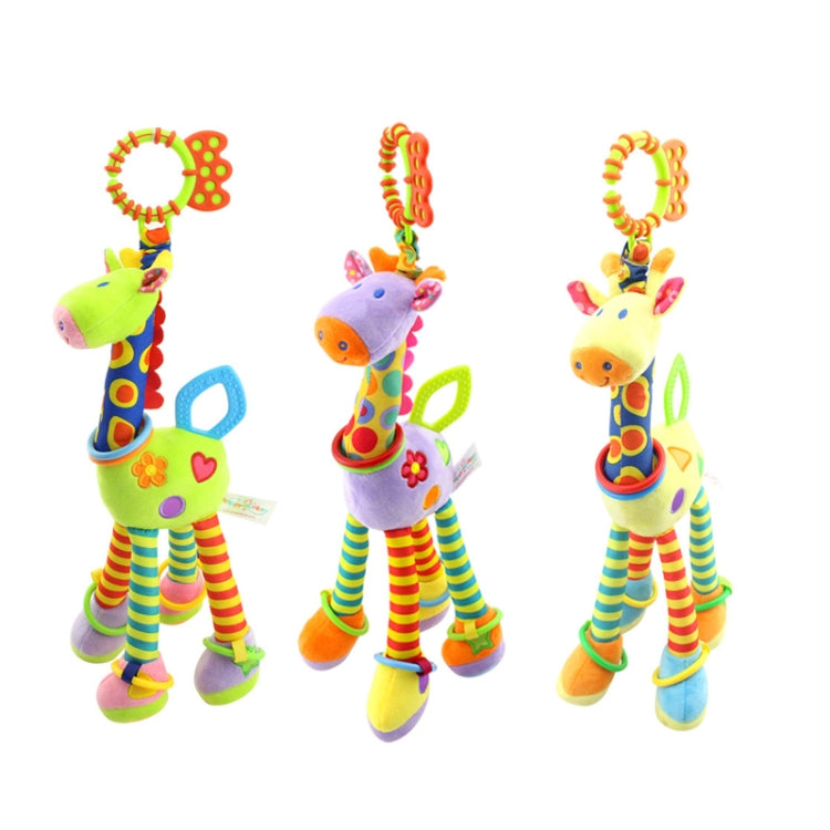 Baby Carriage Hanging Toy 0-1 Year Old Bell Teether Giraffe Bed Bell(Green) - Strollers Accessories by PMC Jewellery | Online Shopping South Africa | PMC Jewellery | Buy Now Pay Later Mobicred