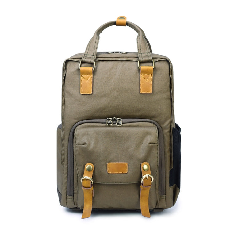 272 Wearable Shoulder Camera Bag Waterproof SLR Digital Camera Bag(Green) - Backpack by PMC TechLife | Online Shopping South Africa | PMC TechLife | Buy Now Pay Later Mobicred
