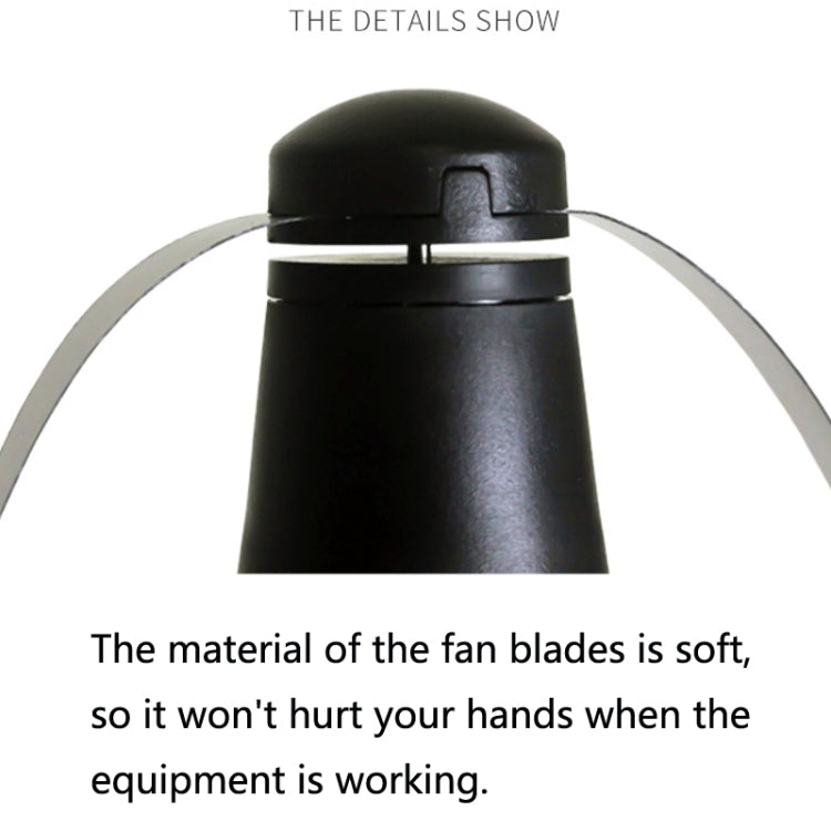 Outdoor Multi-Function Fan Leaf Fly Repeller Automatic Fly Trap Mosquito Repellent Fan(Silver) - Repellents by PMC TechLife | Online Shopping South Africa | PMC TechLife | Buy Now Pay Later Mobicred