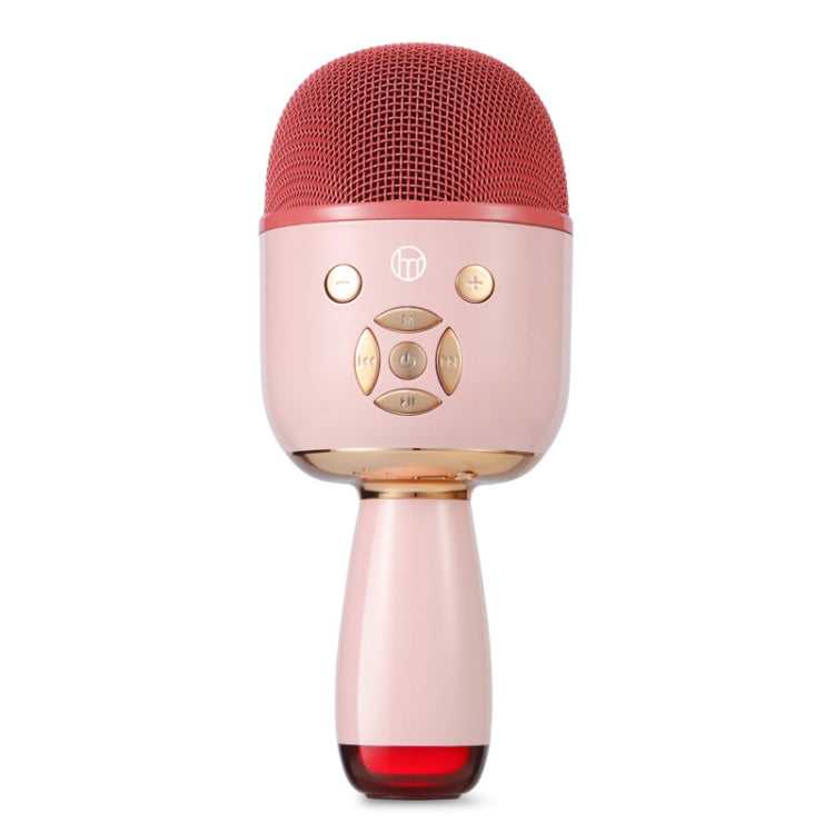 K58 Home Bluetooth Wireless Microphone With Lamp Mobile Phone K Song Children Microphone Audio(pink) - Microphone by PMC TechLife | Online Shopping South Africa | PMC TechLife | Buy Now Pay Later Mobicred
