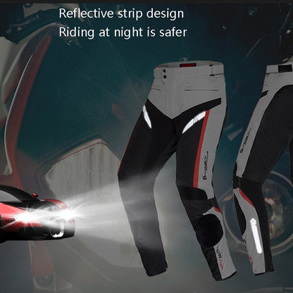 GHOST RACING GR-K06 Motorcycle Riding Trousers Racing Motorcycle Anti-Fall Windproof Keep Warm Pants, Size: XXL(Black) - Protective Gear by GHOST RACING | Online Shopping South Africa | PMC Jewellery | Buy Now Pay Later Mobicred