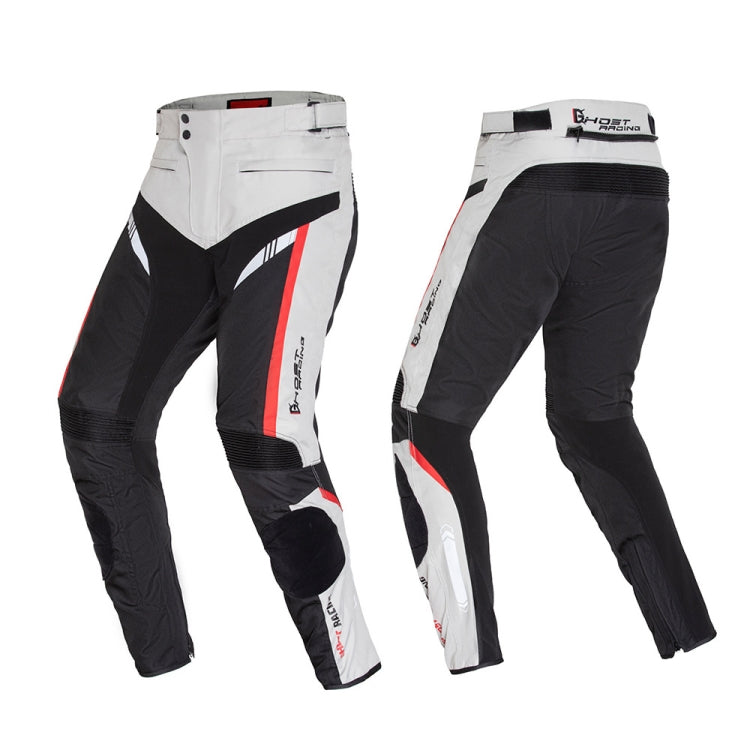 GHOST RACING GR-K06 Motorcycle Riding Trousers Racing Motorcycle Anti-Fall Windproof Keep Warm Pants, Size: XXL(Grey) - Protective Gear by GHOST RACING | Online Shopping South Africa | PMC Jewellery | Buy Now Pay Later Mobicred