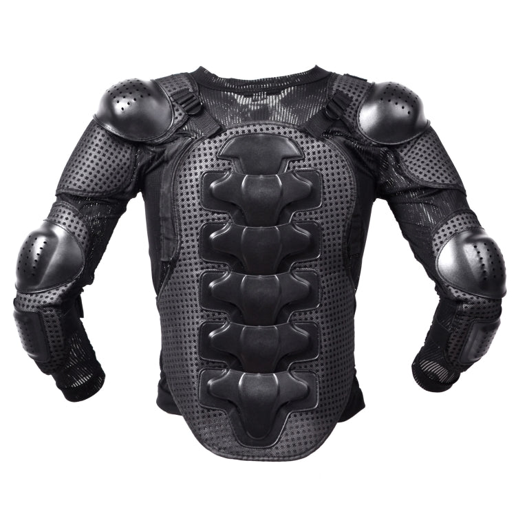 GHOST RACING F060 Motorcycle Armor Suit Riding Protective Gear Chest Protector Elbow Pad Fall Protection Suit, Size: L(Black) - Protective Gear by GHOST RACING | Online Shopping South Africa | PMC Jewellery | Buy Now Pay Later Mobicred