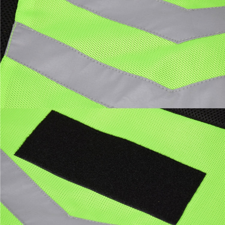 GHOST RACING GR-Y06 Motorcycle Riding Vest Safety Reflective Vest, Size: L(Black) - Protective Gear by GHOST RACING | Online Shopping South Africa | PMC Jewellery | Buy Now Pay Later Mobicred