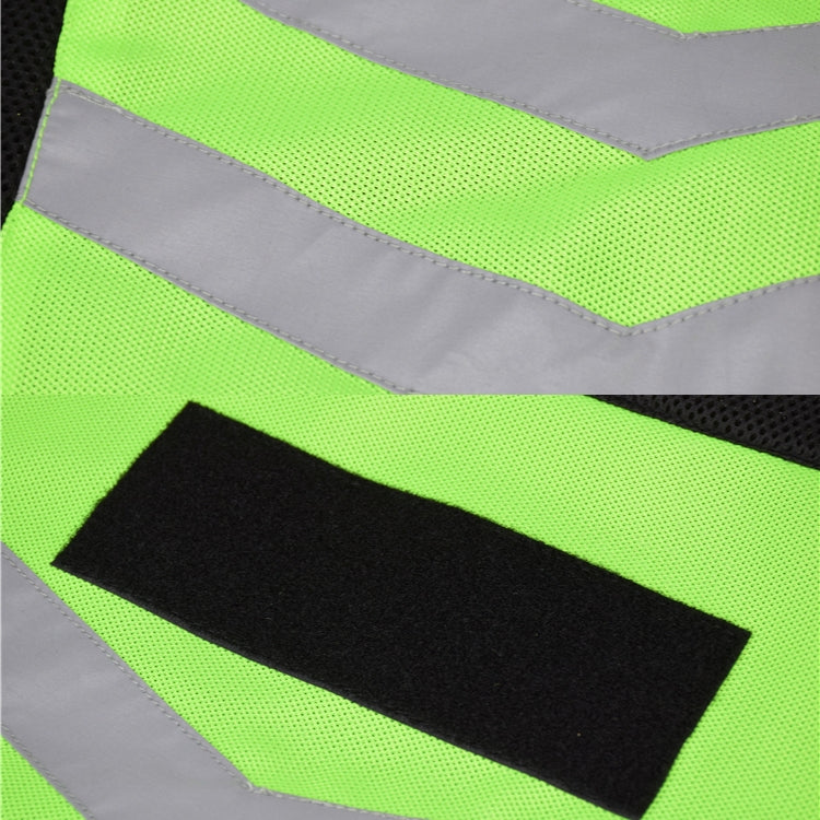 GHOST RACING GR-Y06 Motorcycle Riding Vest Safety Reflective Vest, Size: XXXL(Black) - Protective Gear by GHOST RACING | Online Shopping South Africa | PMC Jewellery | Buy Now Pay Later Mobicred