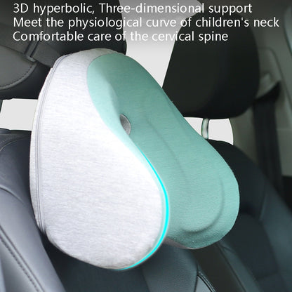 Children Car Head Pillow Car Interior Supplies Travel Sleep Adjustable U-Type Memory Cotton Neck Pillow(Orange) - Seat Accessories by PMC Jewellery | Online Shopping South Africa | PMC Jewellery | Buy Now Pay Later Mobicred