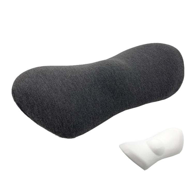 Car Supplies Lumbar Support Memory Foam Car Backrest Lumbar Cushion Seat Cushion Lumbar Pillow, Colour: Comfortable Dark Gray - Seat Accessories by PMC Jewellery | Online Shopping South Africa | PMC Jewellery | Buy Now Pay Later Mobicred