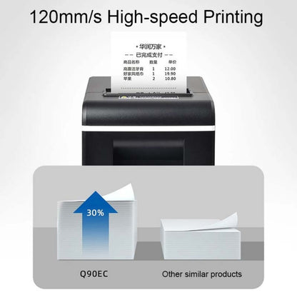 Xprinter XP-Q90EC 58mm Portable Express List Receipt Thermal Printer, Style:USB Port(UK Plug) - Printer by Xprinter | Online Shopping South Africa | PMC Jewellery | Buy Now Pay Later Mobicred