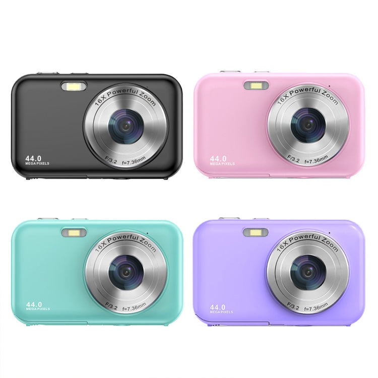 DC406L 2.4-Inch 1080P Mini HD 16X Zoom Digital Camera Home Children Camera UK Plug(Purple) - Children Cameras by PMC Jewellery | Online Shopping South Africa | PMC Jewellery | Buy Now Pay Later Mobicred