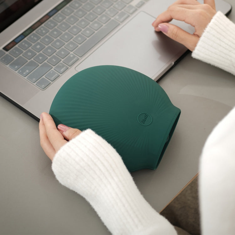 Shell Cartoon Silicone Water Injection Warm Water Bag Hand Warmer(Green) - Hot Water Bags by PMC TechLife | Online Shopping South Africa | PMC TechLife | Buy Now Pay Later Mobicred