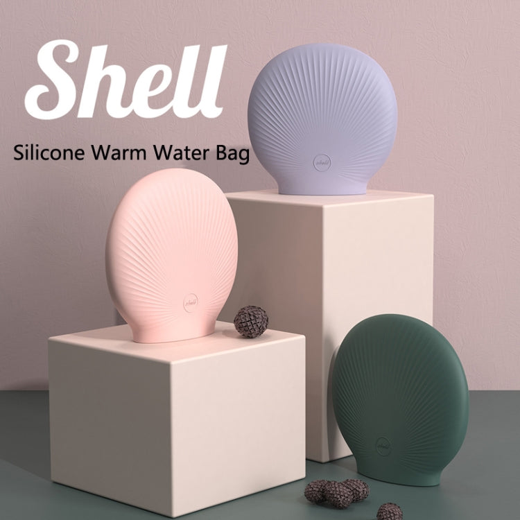 Shell Cartoon Silicone Water Injection Warm Water Bag Hand Warmer(Green) - Hot Water Bags by PMC TechLife | Online Shopping South Africa | PMC TechLife | Buy Now Pay Later Mobicred
