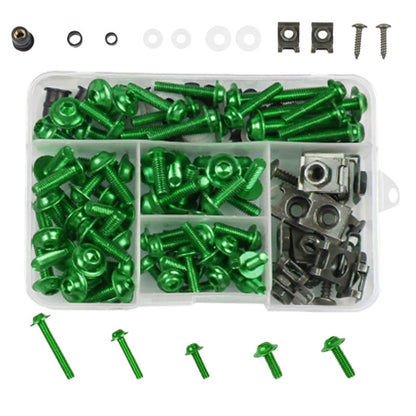 177 PCS/ Box Motorcycle Modification Accessories Windshield Cover Set Screw(Green) - Others by PMC Jewellery | Online Shopping South Africa | PMC Jewellery | Buy Now Pay Later Mobicred