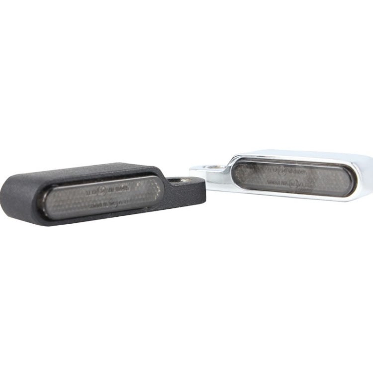 2 PCS Motorcycle Handle Turn Light Metal LED Indicator Light(Silver) - Turn Signal by PMC TechLife | Online Shopping South Africa | PMC TechLife | Buy Now Pay Later Mobicred