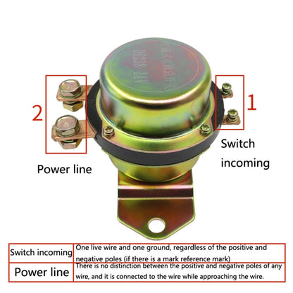 Automobile Electromagnetic Power Switch, Rated voltage: 12V (Copper) - Car Switches by PMC Jewellery | Online Shopping South Africa | PMC Jewellery | Buy Now Pay Later Mobicred