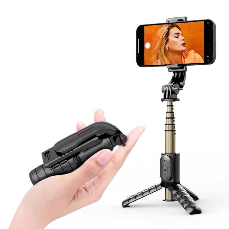 Mini Selfie Stick Integrated Multifunctional Bluetooth Selfie, Specification: Q10 68CM Without Fill Light - Selfie Sticks by PMC TechLife | Online Shopping South Africa | PMC TechLife | Buy Now Pay Later Mobicred