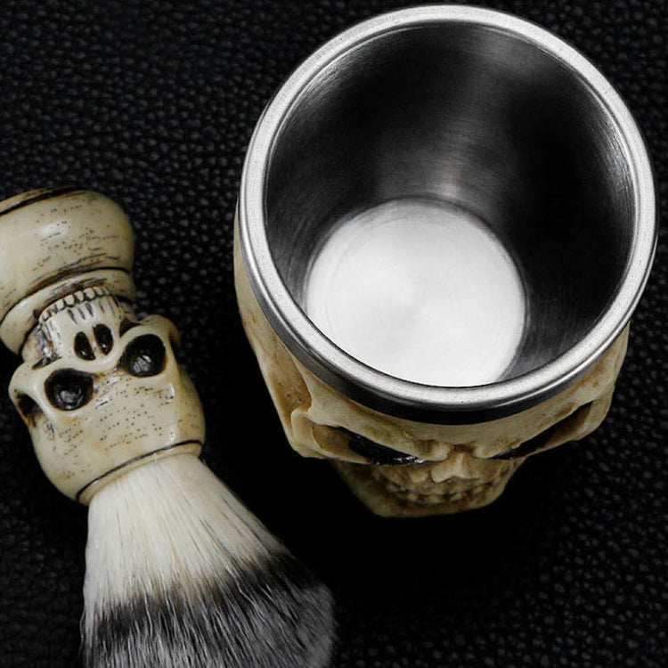 Skull Cleansing Shaving and Foaming Tools, Color Classification: Skull Head Beard Brush - free shipping - PMC TechLife - Order now!