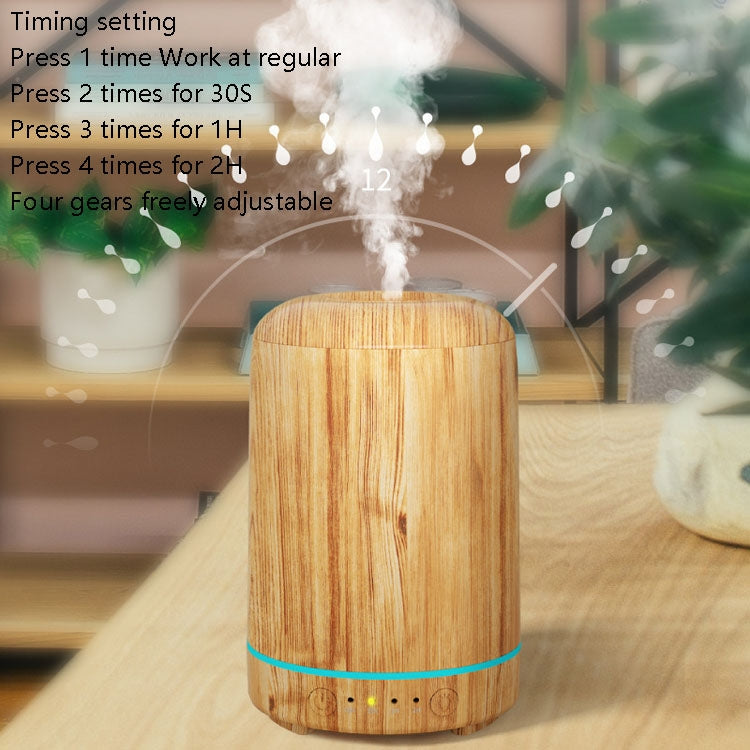 STB-105 Wood Grain Aromatherapy USB Air Purifier(Dark Wooden Grain) - Air Purifiers & Accessories by PMC TechLife | Online Shopping South Africa | PMC TechLife | Buy Now Pay Later Mobicred
