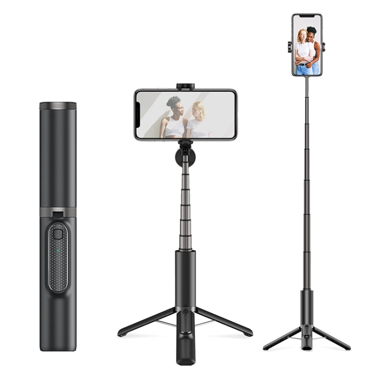 CYKE N-MY Integrated Tripod Bluetooth Live Selfie Stick(Black) - Selfie Sticks by CYKE | Online Shopping South Africa | PMC TechLife | Buy Now Pay Later Mobicred