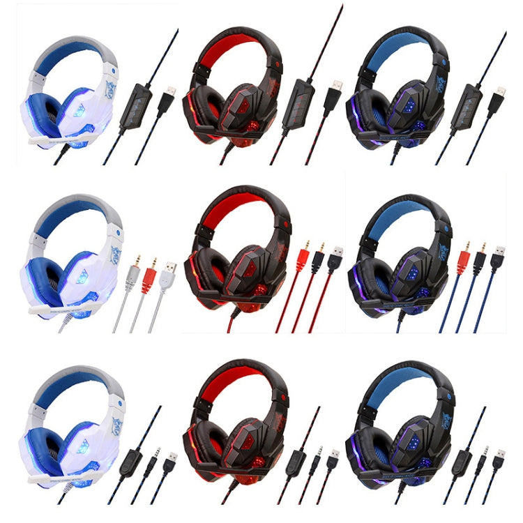 Soyto SY830 Computer Games Luminous Wired Headset, Color: For PC (Black Red) - Multimedia Headset by Soyto | Online Shopping South Africa | PMC Jewellery | Buy Now Pay Later Mobicred